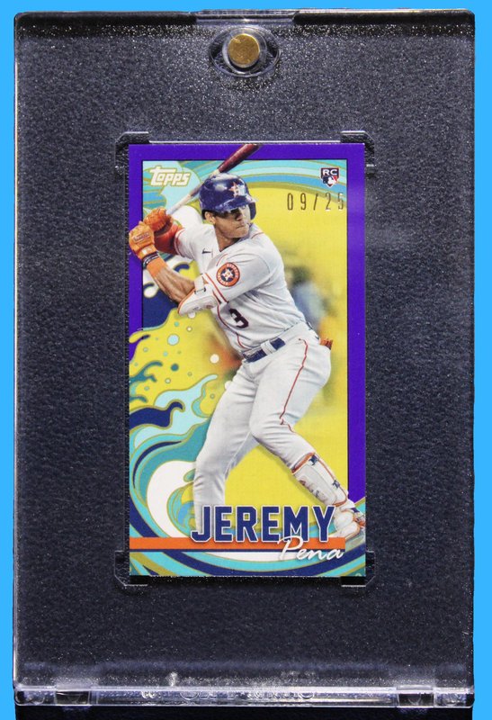 2022 Topps Rip Jeremy Pena RC Purple /25 - Baseball - Ungraded Cards