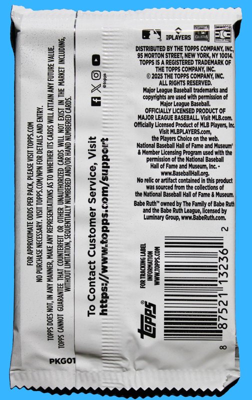 2025 Topps Series 1 Baseball Hobby Pack (Fresh Box) - Image 2