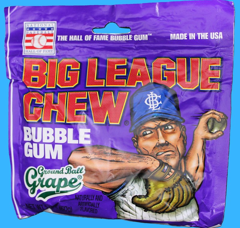 2.12oz Big League Chew Bubble Gum (Ground Ball Grape) - Snack Shack